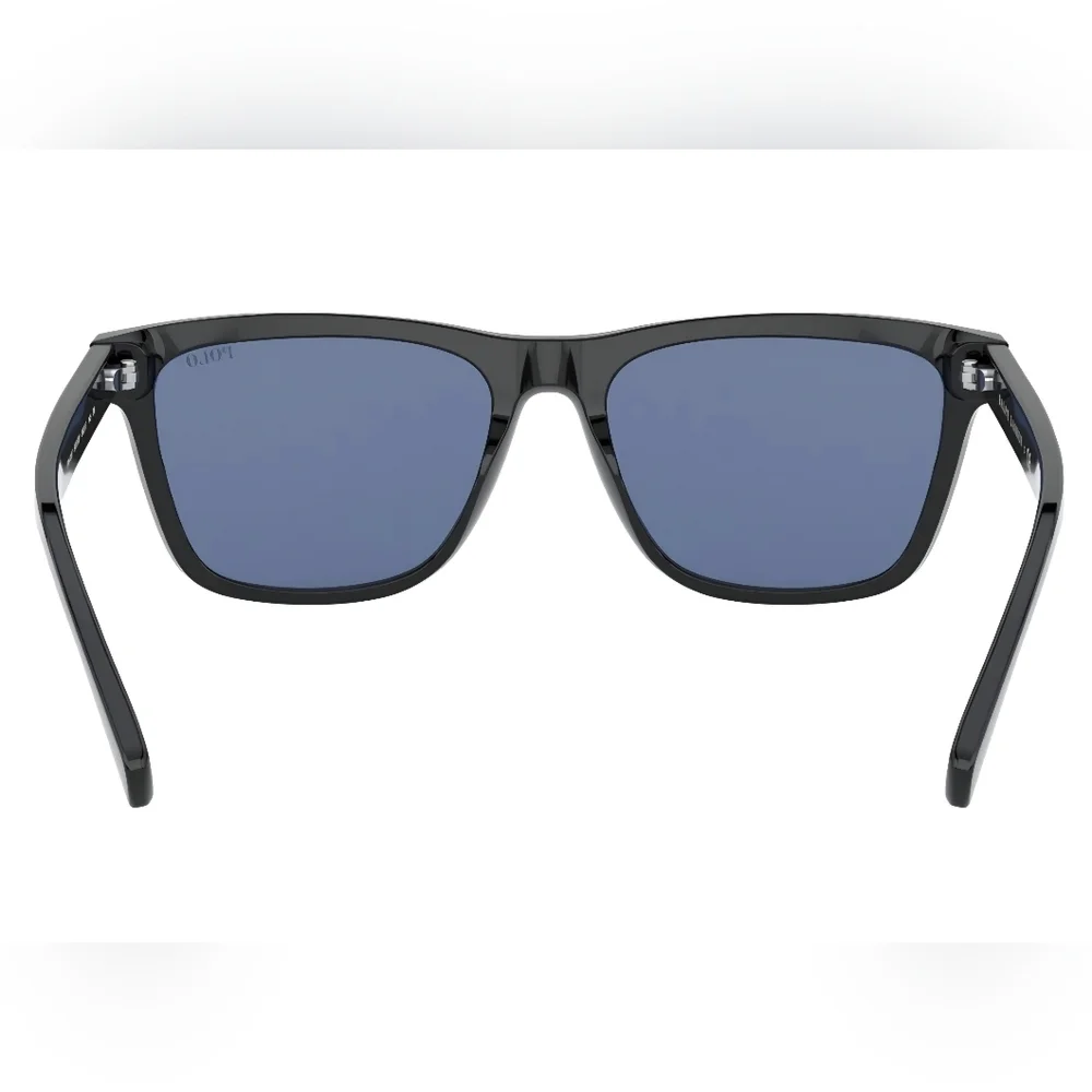 Polo Ralph Lauren Man Sunglasses PH4167 500180 56mm Black - Blue Lens (NIB) - Picture 2 of 7